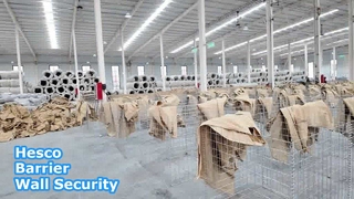 Ağır Galvanizli Hesco Bariyer Duvar Güvenlik Çözümü