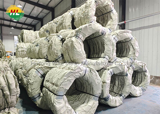 Egoza Hot Dipped Galvanized Steel Commercial Sturdy Fence Steel Iron Wire Concertina Barbed Razor Wire