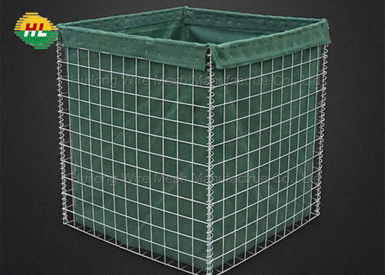 Gabions Defensive Barrier  Range Hesco Wall Bastion Box  Firing Range Fence Geotextile Sand Container Galvanized Sand Barrier