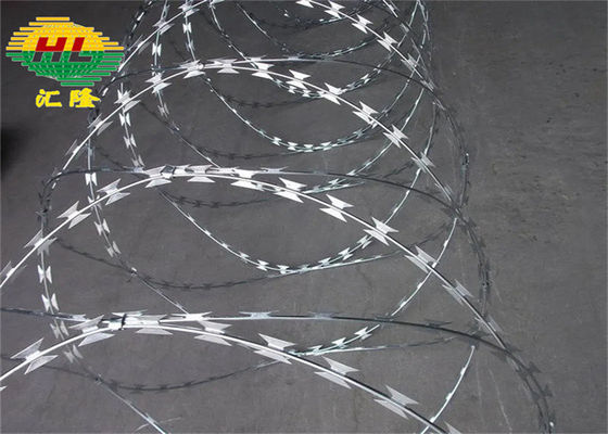 240g/M2 Çinko Kaplı Concertina Dikenli Tel 2.5mm Çap