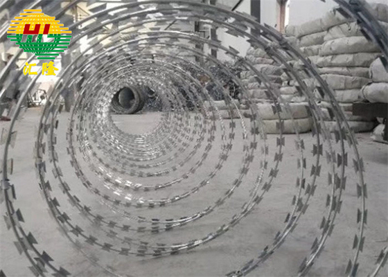 BTO-18 Cezaevleri ve Ceza İnfaz Kurumları İçin Galvanizli Conertina Jiletli Tel