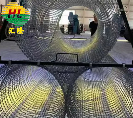 Askeri savunma ve acil durumlar için ağır BTO-18 Concertina Telaş Tel Çit