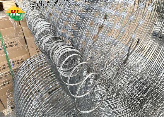 Bto-30 2.8mm Tırmanma Önleyici Dikenli Tel Yüksek güvenlikli dikenli tel 1400-1500MPA